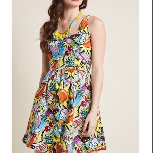 ModCloth Good Enough To Eat Skater Dress New